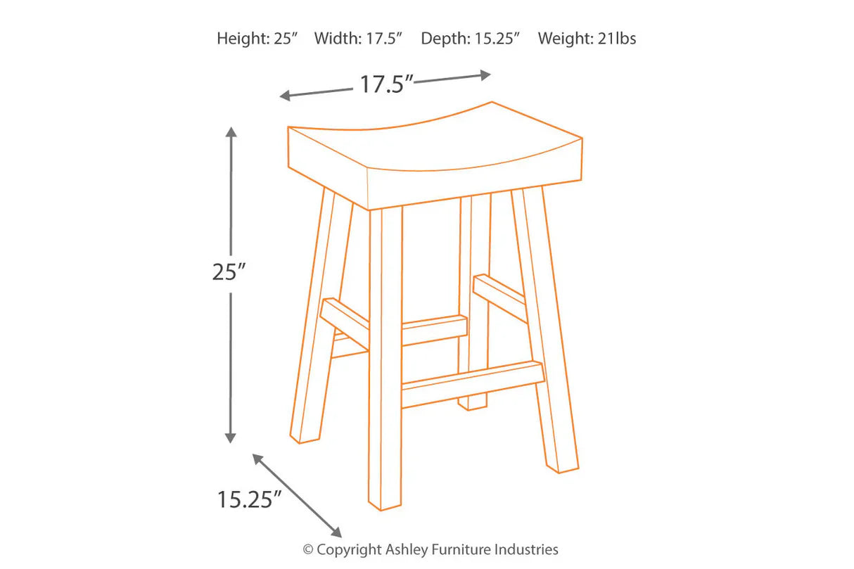 D548-430(4) - BAR STOOL - BLR WH