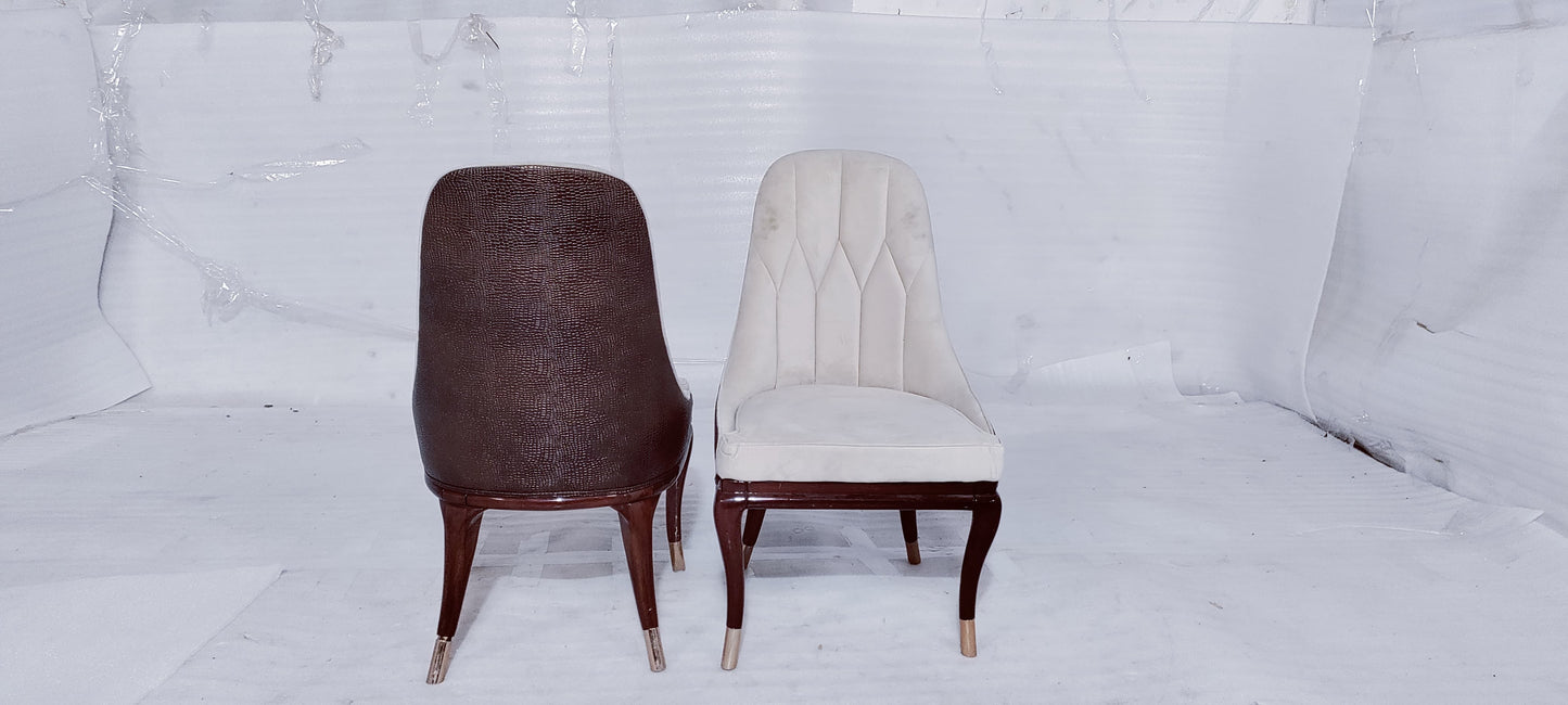 VISIONAIRE(2) - DINING CHAIR - BLR WH