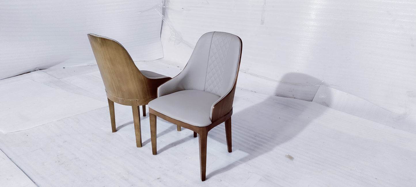 825(11) - DINING CHAIR - BLR WH