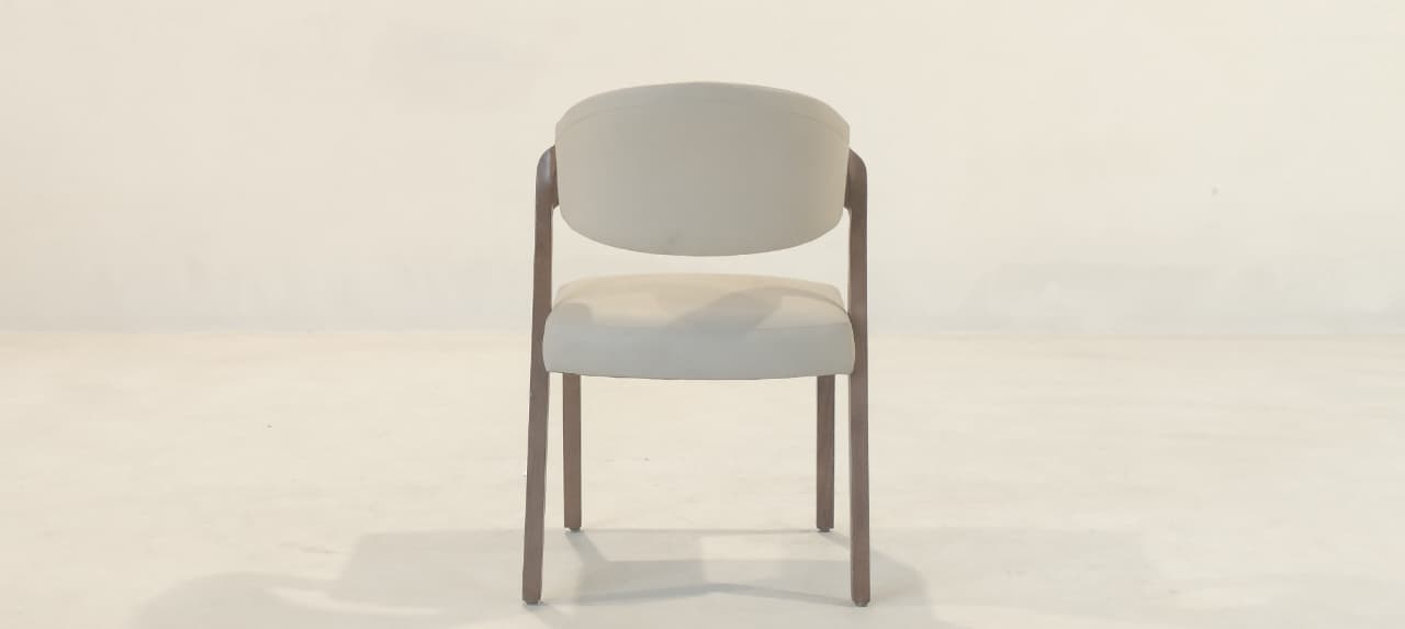 QF023 - DINING CHAIR - BLR WH