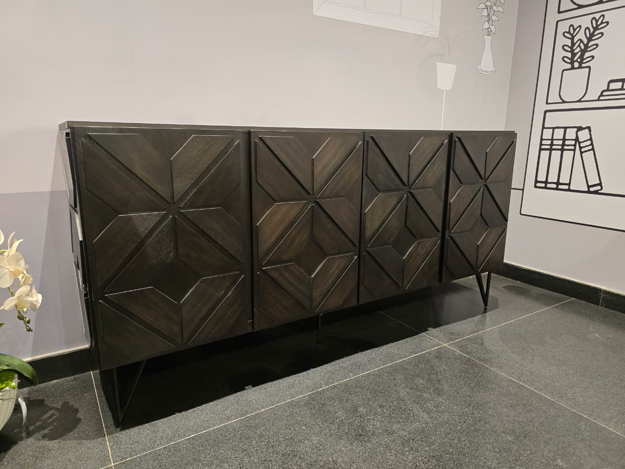 W648-68 - TV STAND - OUTLET
