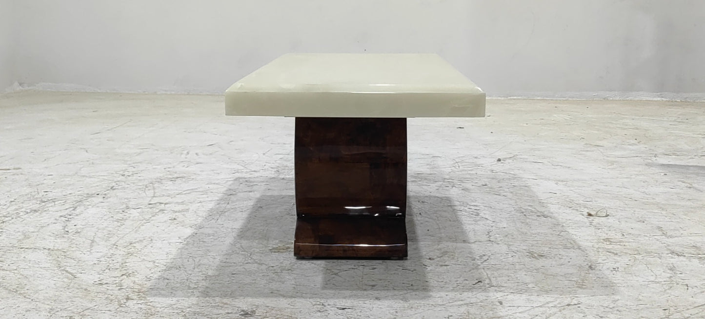 HALFMOON - CENTER TABLE - BLR WH