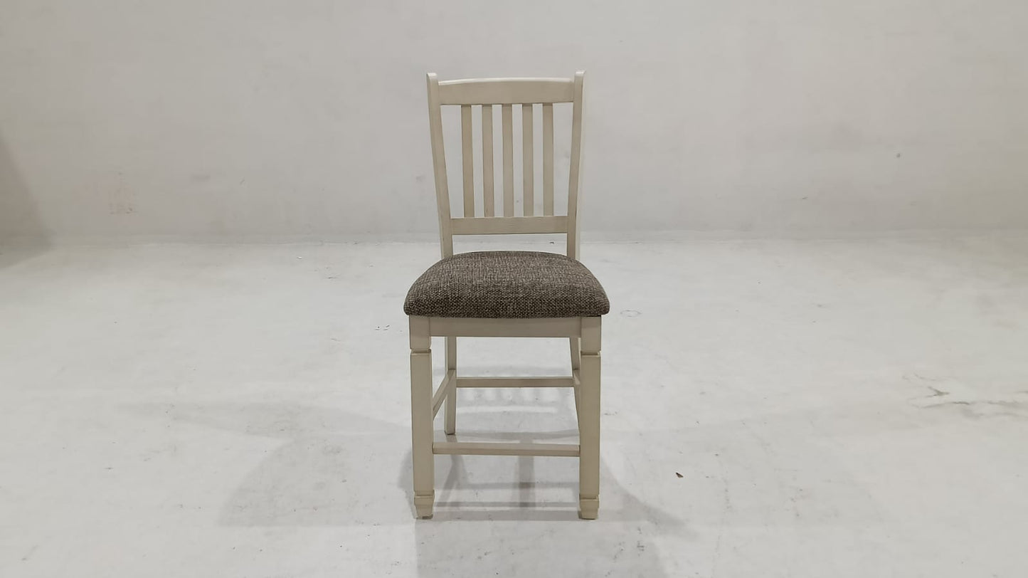 D647-124(13) - BAR STOOL - BLR WH