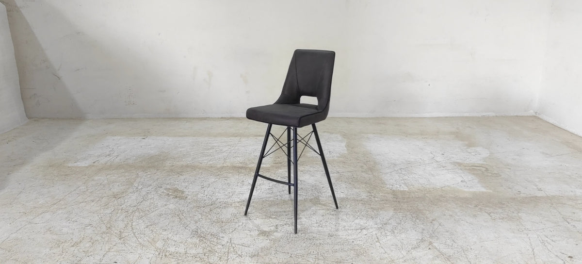 HB-0802-BS(2) - BAR STOOL - BLR WH