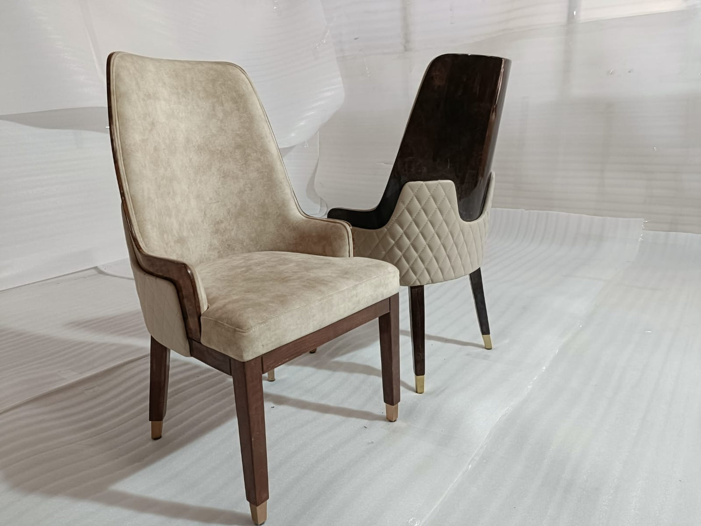 CAIRO(6) - DINING CHAIR - BLR WH