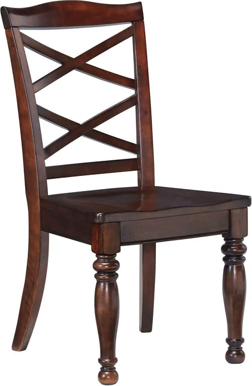 D697-01(7) - DINING CHAIR - BLR WH