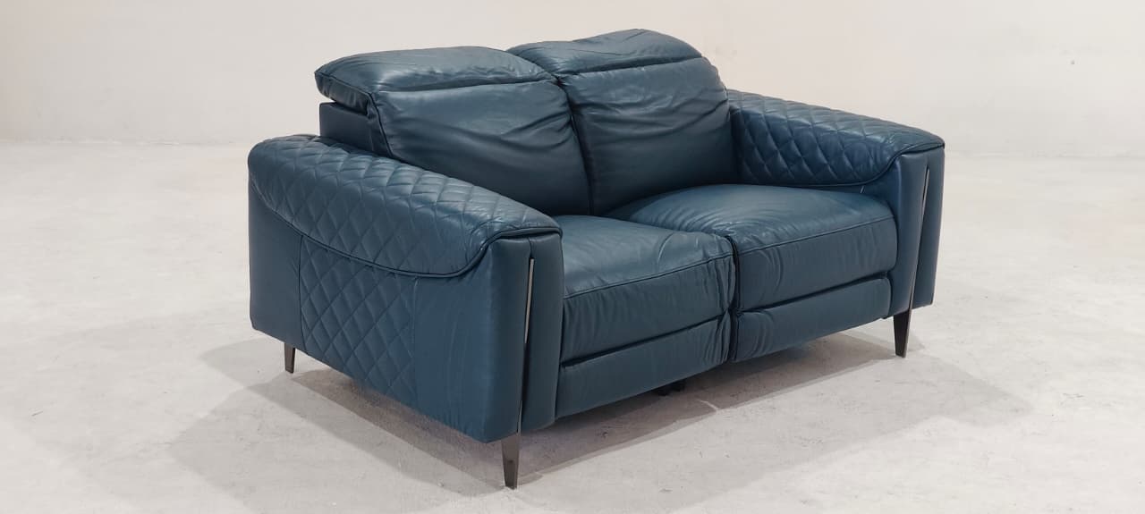 KM.5167(4) - 2 SEATER RECLINER(ELECTRIC) - BLR WH