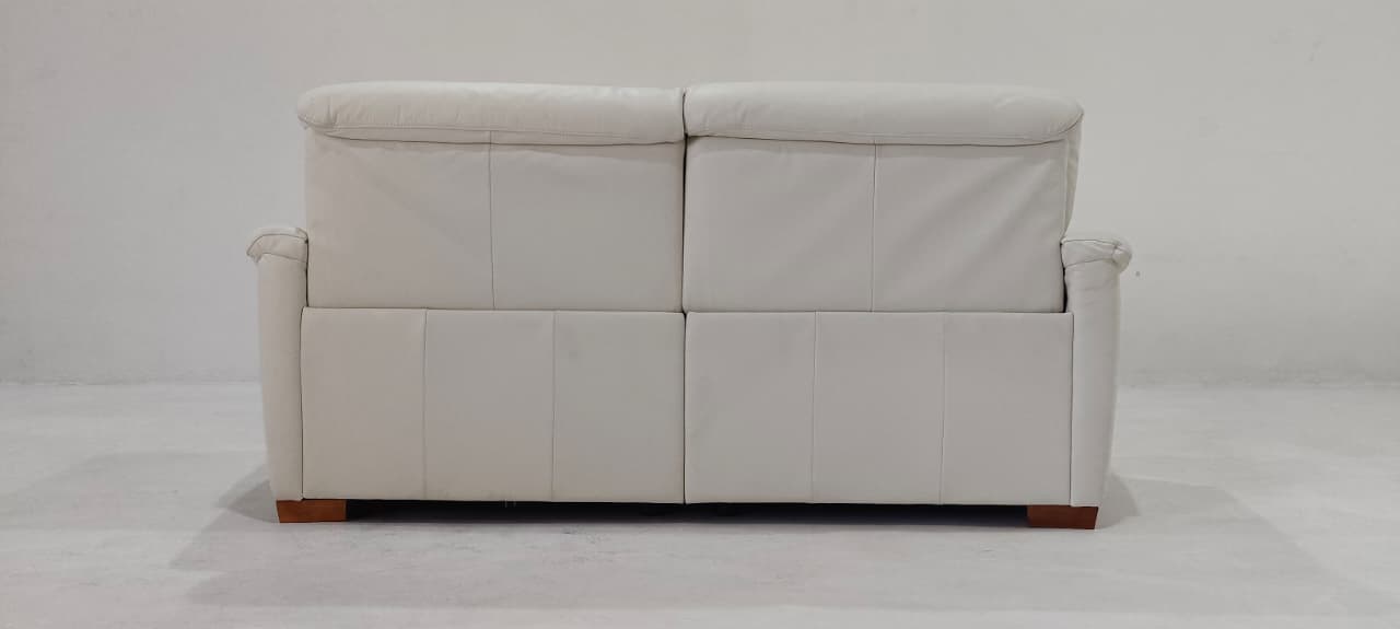 C063-N46-20(3) - 2 SEATER RECLINER(ELECTRIC) - BLR WH