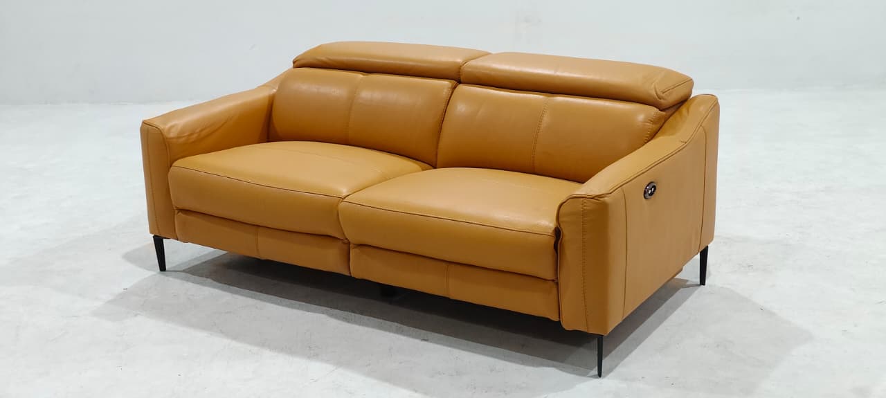 KM.5012(4) - 3 SEATER RECLINER(ELECTRIC) - BLR WH