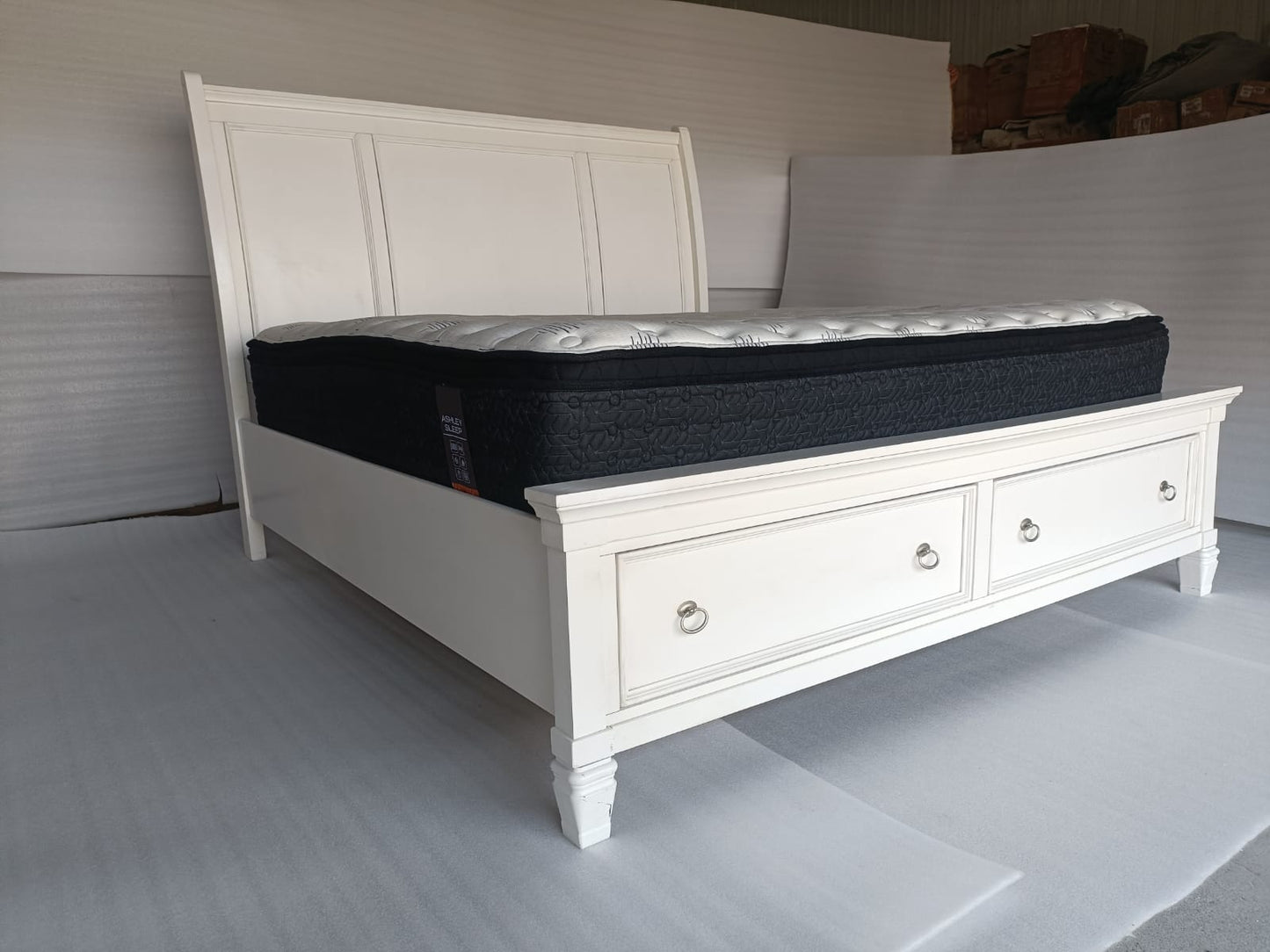 B672-76+78+99 - CAL KING STORAGE BED - HYD DASH(BESPOKE)