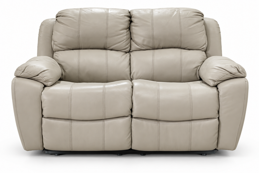 1238-M5652(1) - 2 SEATER RECLINER(MANUAL) - BLR WH