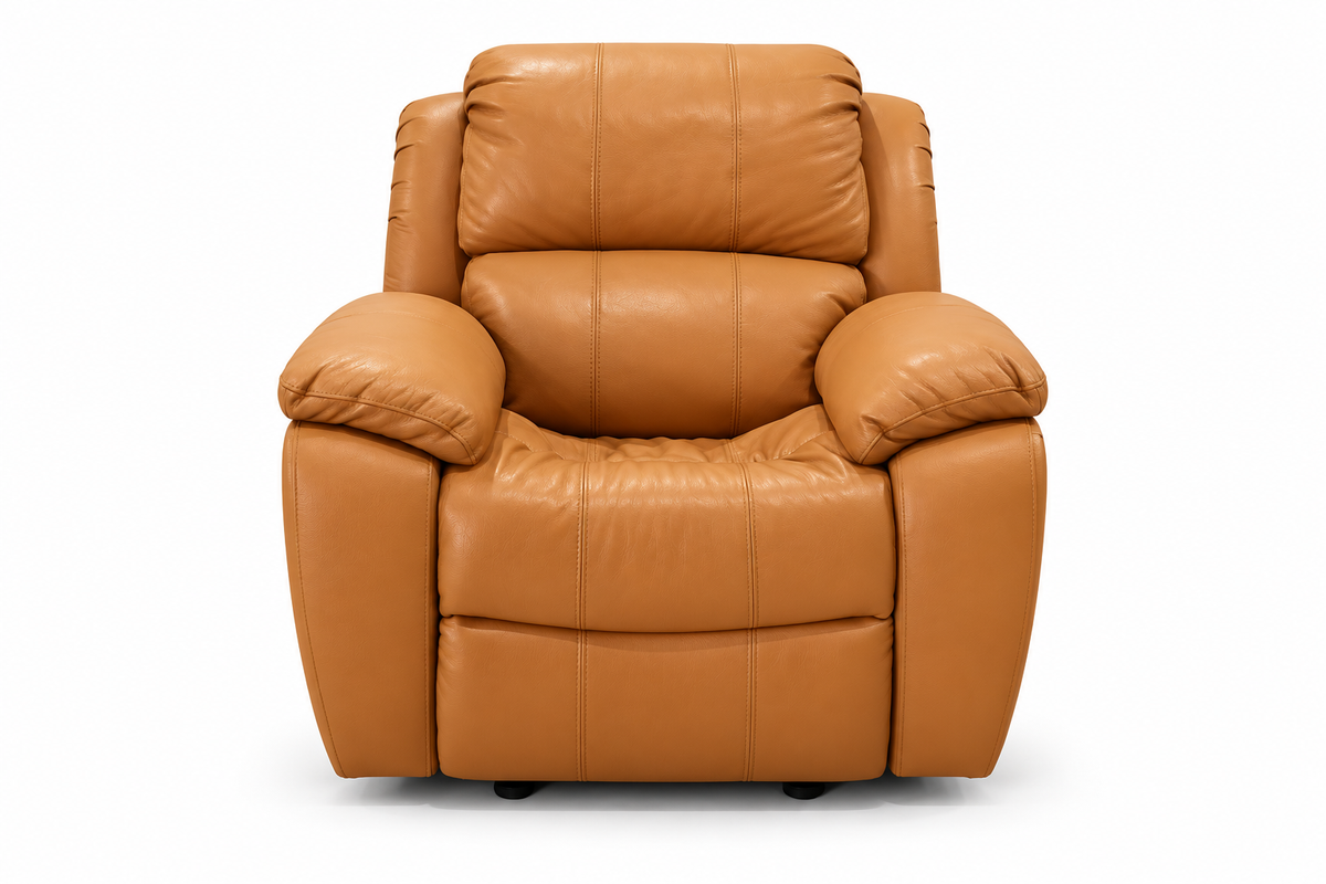 1238-M5658(2) - 1 SEATER RECLINER(MANUAL) - BLR WH