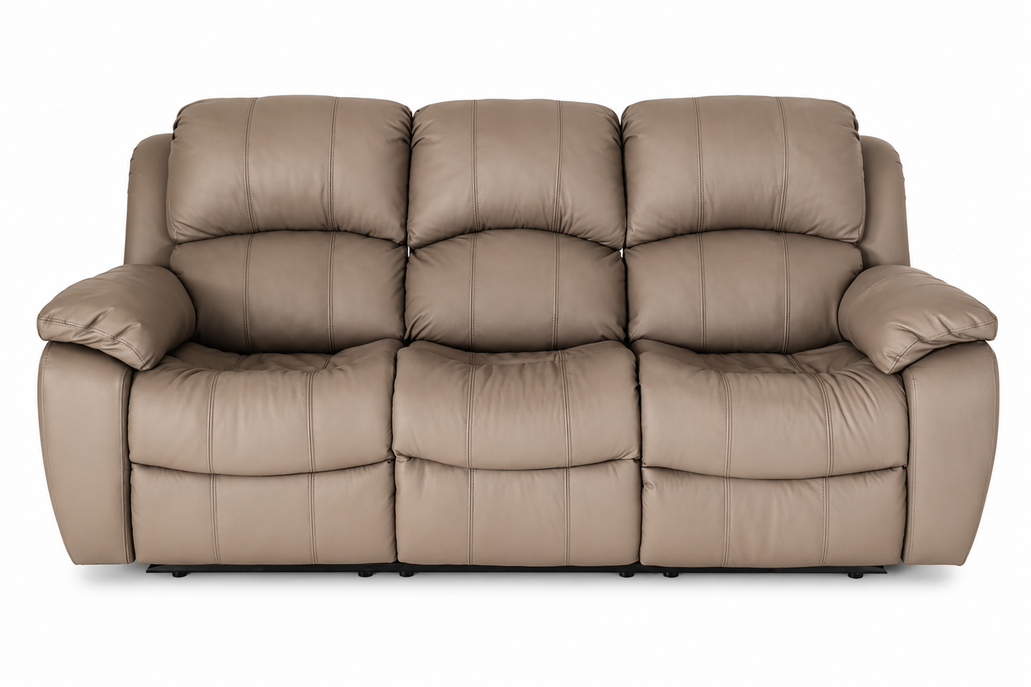 1238(2) - 3 SEATER RECLINER(MANUAL) - BLR WH