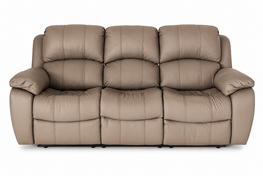 1238(2) - 3 SEATER RECLINER(MANUAL) - BLR WH