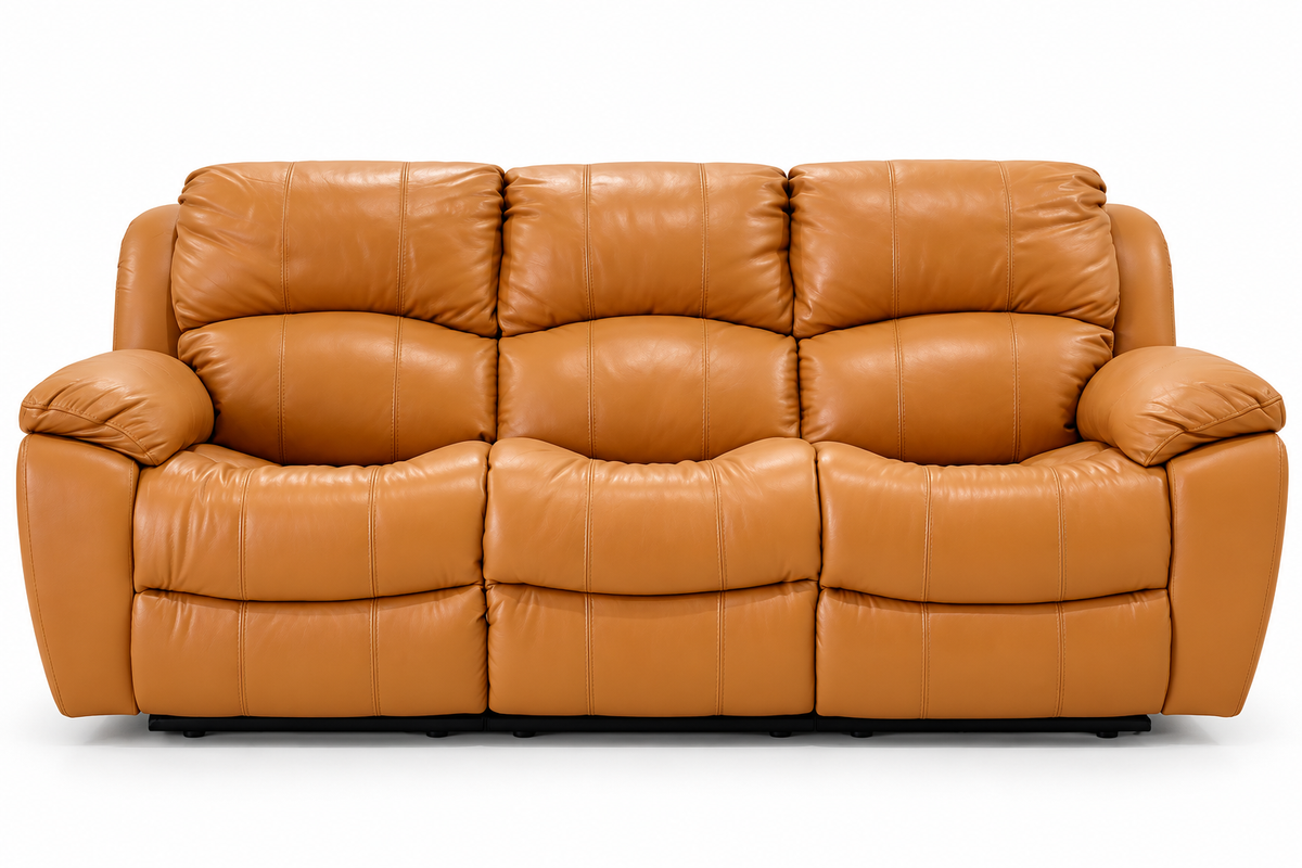 1238-M5658(4) - 3 SEATER RECLINER(ELECTRIC) - BLR WH