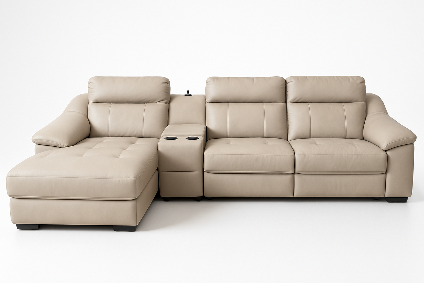 1735 - 3 SEATER+CHAISE(ELECTRIC) - BTM