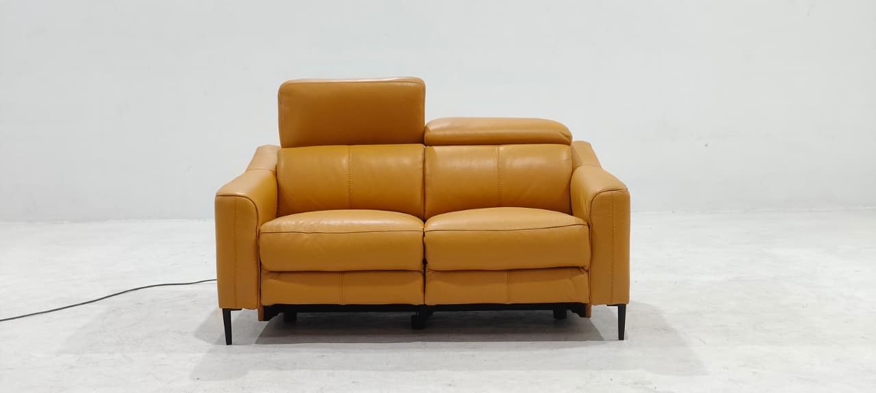 KM.5012(2) - 2 SEATER RECLINER(ELECTRIC) - BLR WH