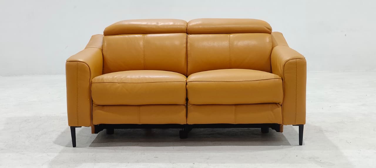 KM.5012(2) - 2 SEATER RECLINER(ELECTRIC) - BLR WH