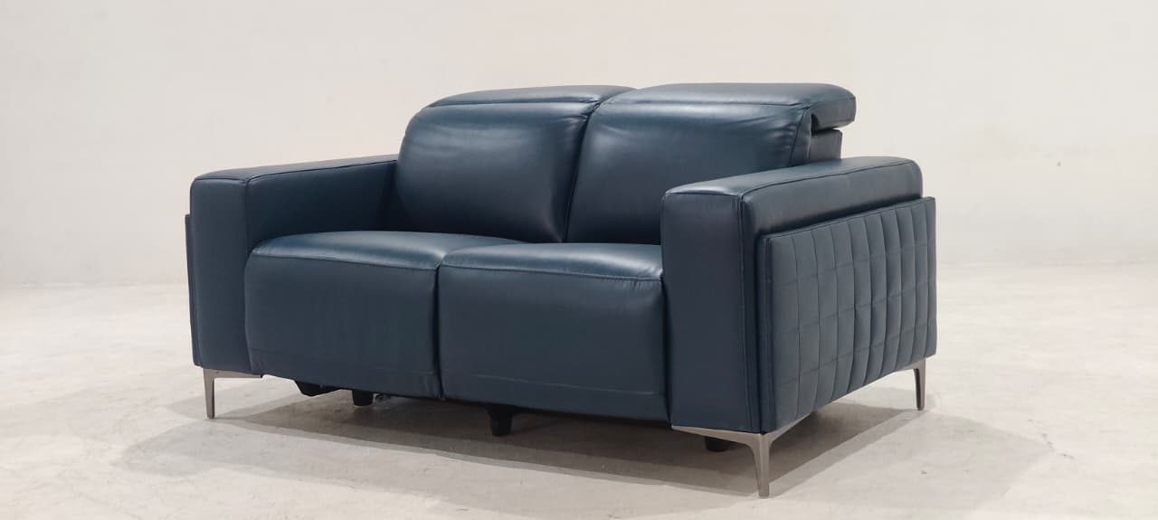KF.825B - 2 SEATER RECLINER(ELECTRIC) - BLR WH