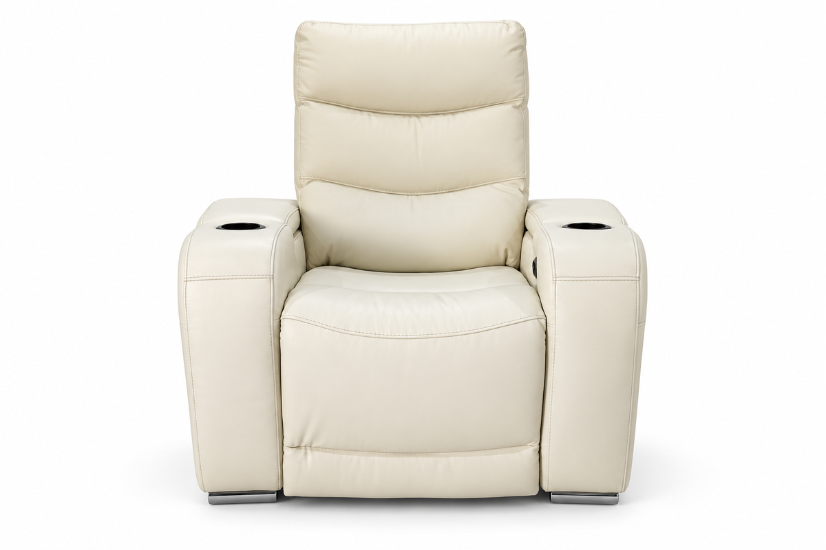 3366-8K - 1 SEATER RECLINER(ELECTRIC) - BLR WH