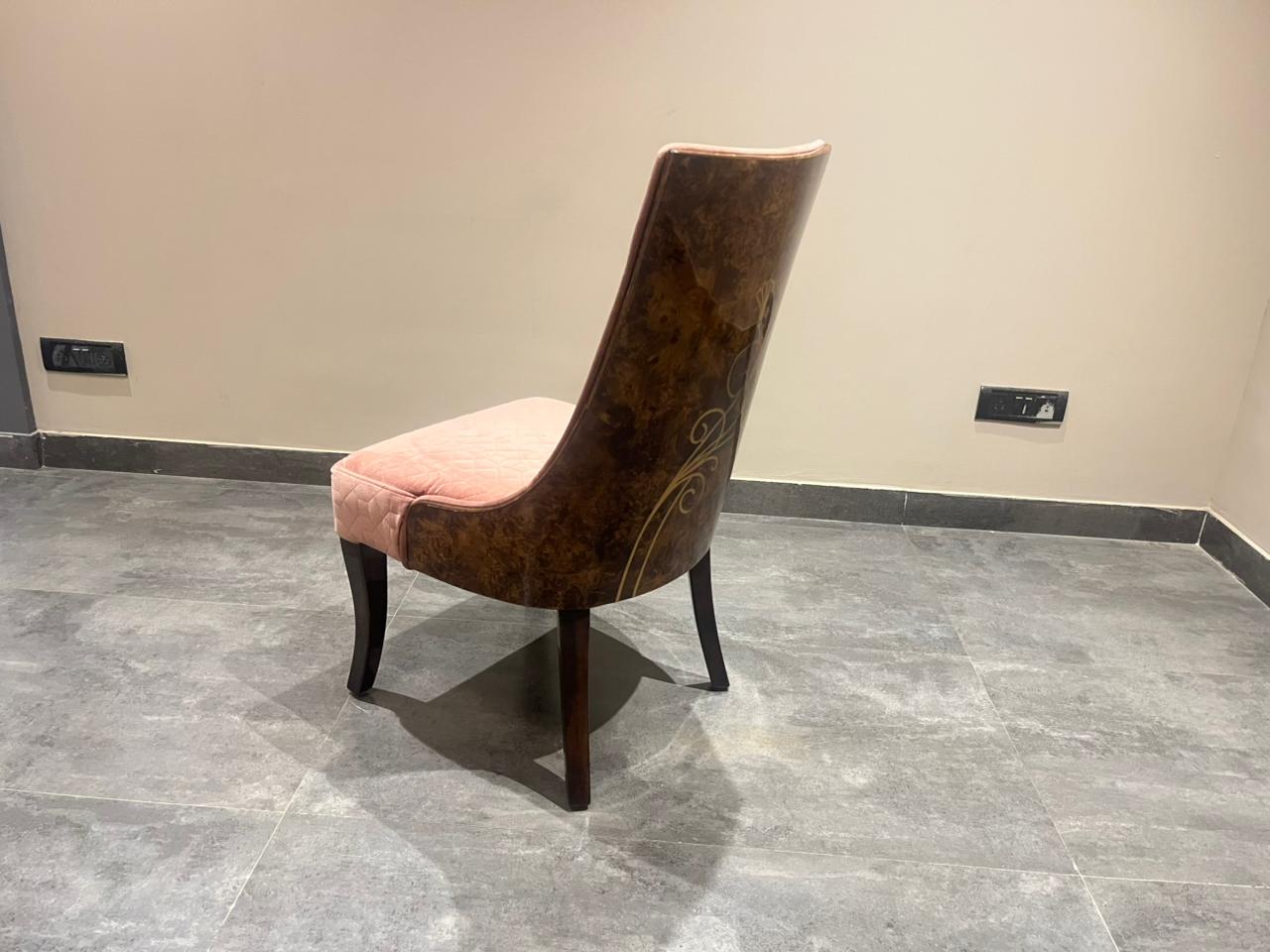 CRESCENT(1) - DINING CHAIR - BLR WH