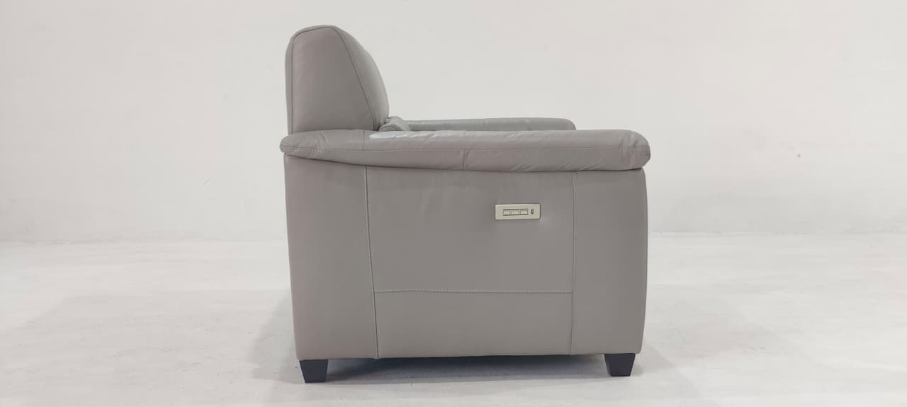 C068-N93-A0BZ(1) - 2 SEATER RECLINER(ELECTRIC) - BLR WH