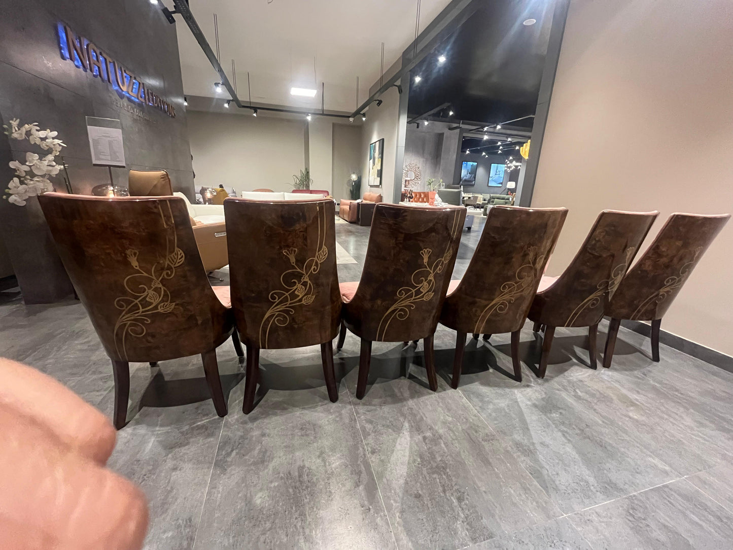 CRESCENT(1) - DINING CHAIR - BLR WH