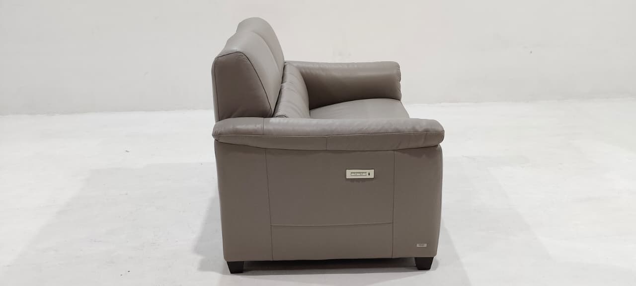 C068-N50+N52-A0BK(3) - 2 SEATER RECLINER(ELECTRIC) - BLR WH