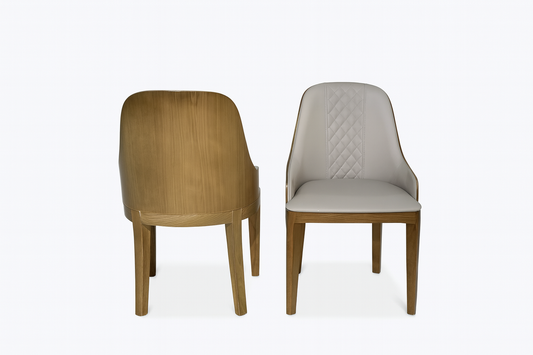 825(11) - DINING CHAIR - BLR WH