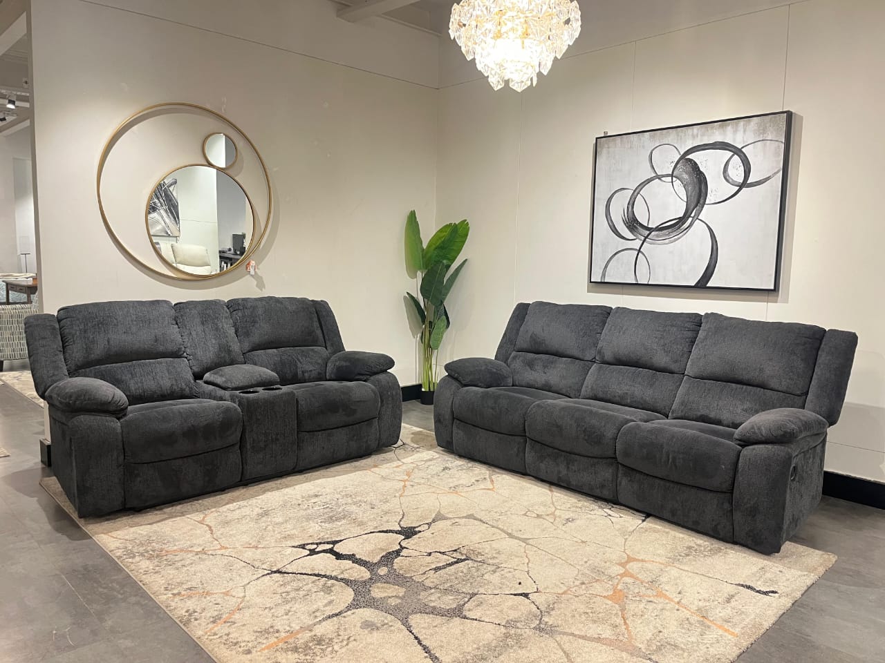 7650488+94 - 3+2 SEATER RECLINER(MANUAL) - NAR