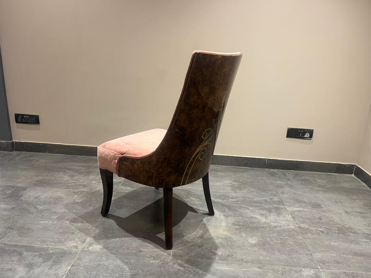 CRESCENT(1) - DINING CHAIR - BLR WH
