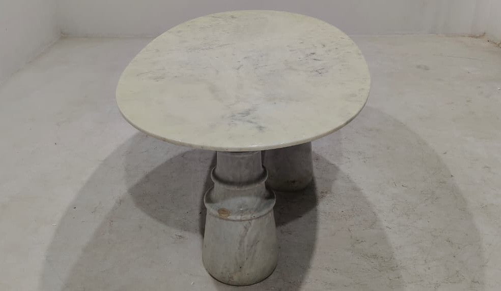 TRIO(3) - DINING TABLE - BLR WH