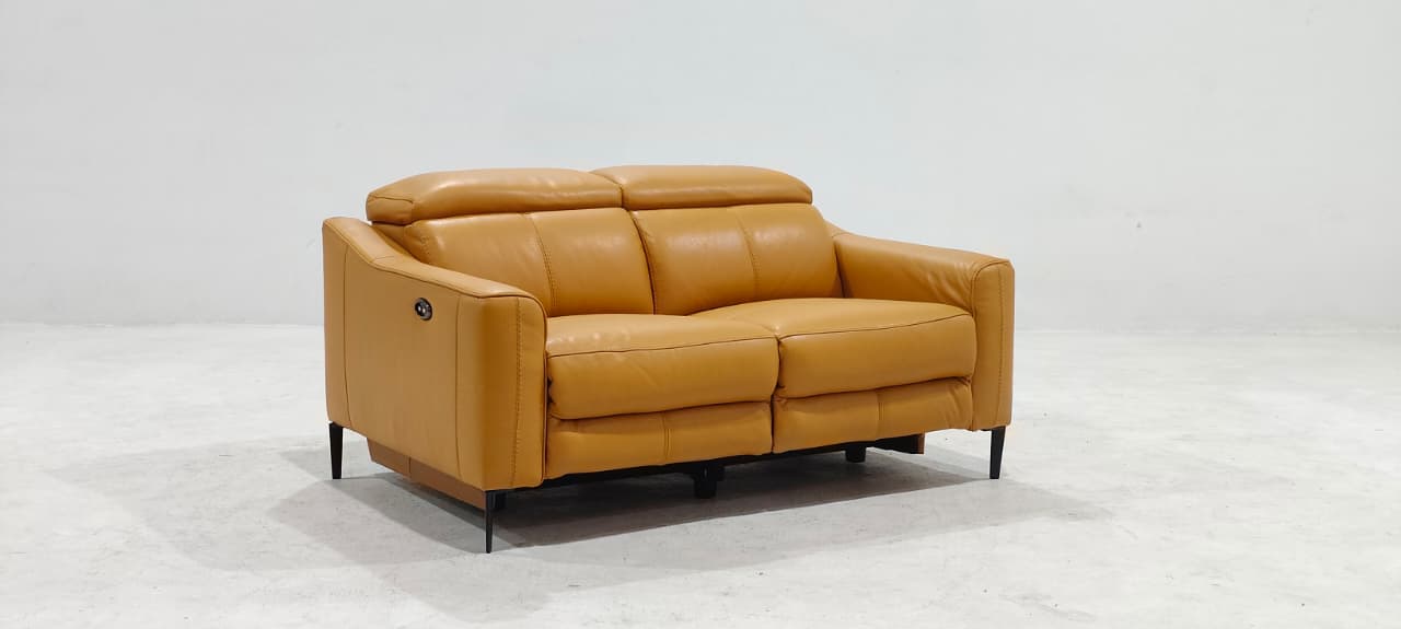 KM.5012(2) - 2 SEATER RECLINER(ELECTRIC) - BLR WH