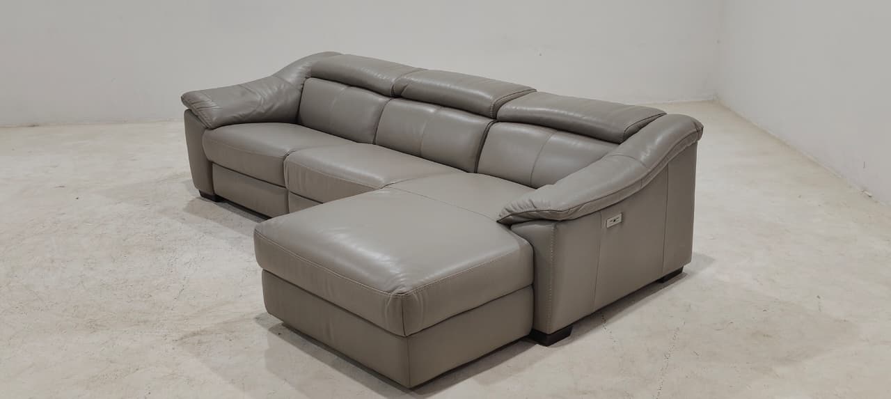 C072-514+291+189-14 - 3 SEATER+CHAISE - BLR WH