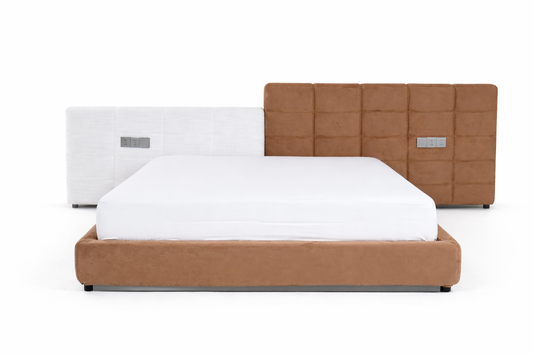 A2047(4) - KING STORAGE BED - BLR WH
