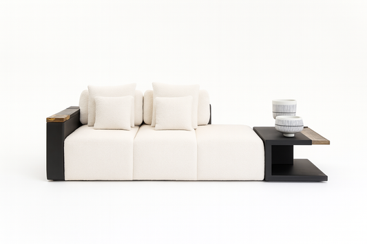ARCA HORN - 3 SEATER+SIDE TABLE - HYD DASH(BESPOKE)