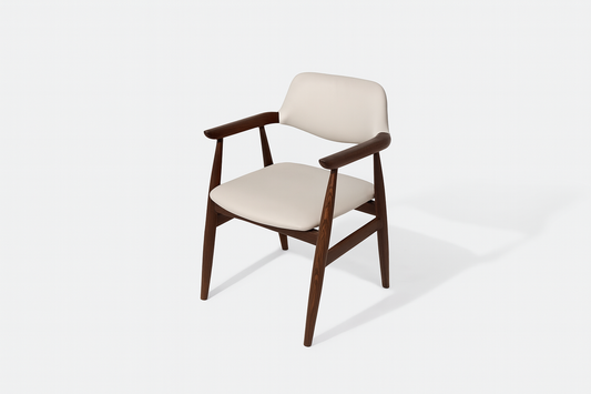 ASH-381(1) - DINING CHAIR - BLR WH