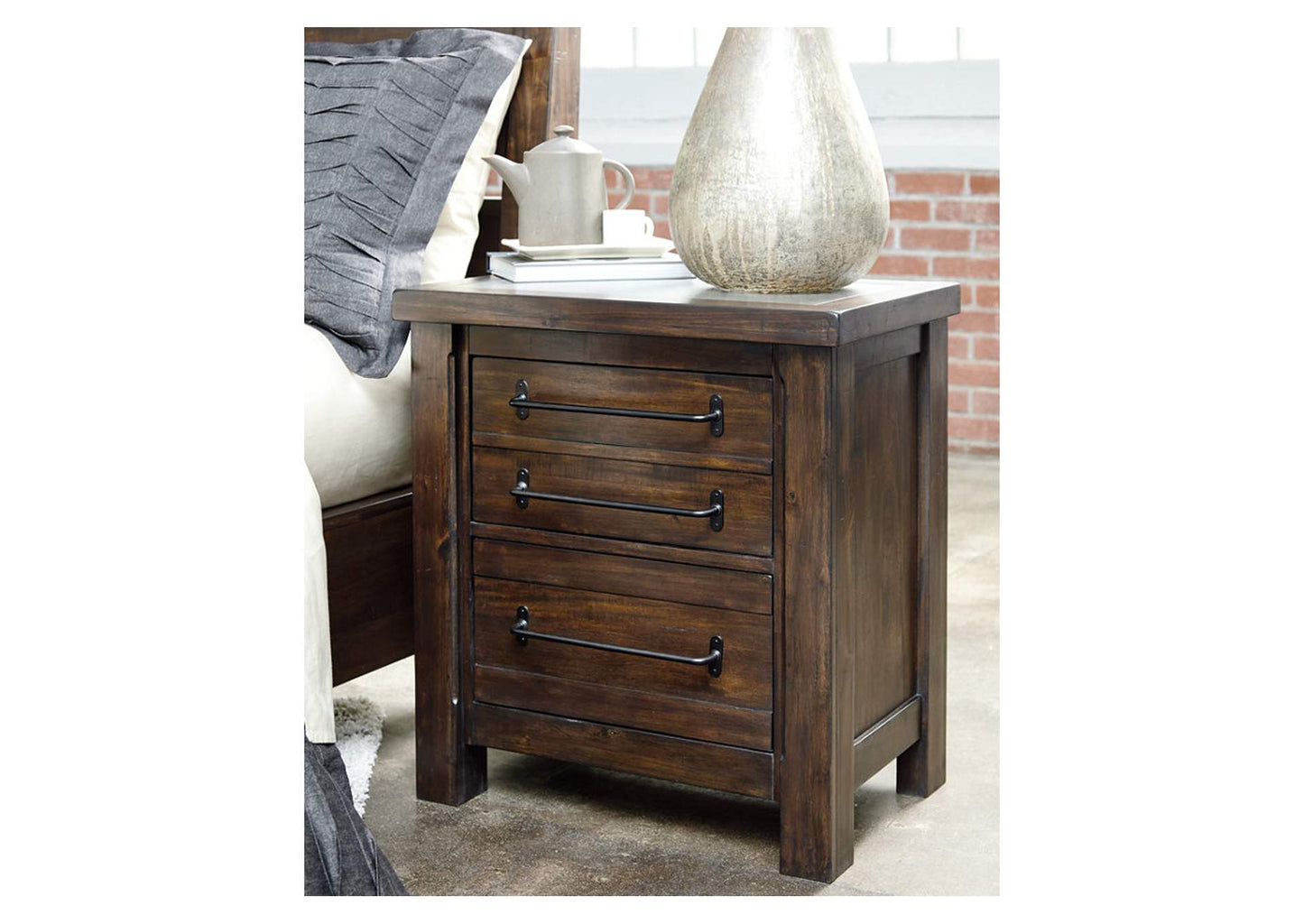 B633-92(3) - NIGHT STAND - BLR WH