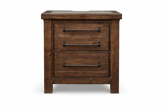 B633-92(3) - NIGHT STAND - BLR WH