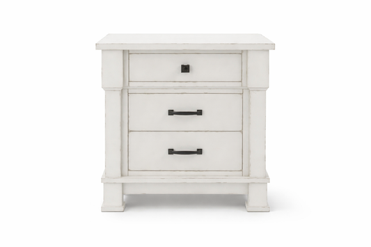 B642-93 - NIGHT STAND - BLR WH