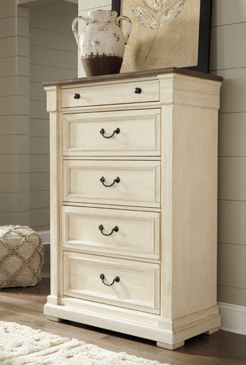 B647-146(3) - DRAWER CHESTER - BLR WH