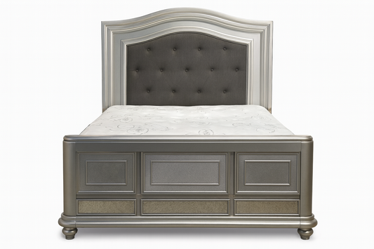 B650-54/57/96W1 - QUEEN PANEL BED - BTM