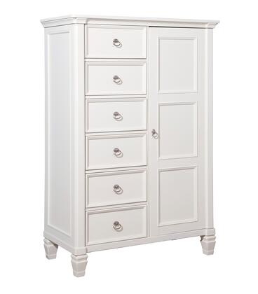 B672-48(6) - CHEST OF DRAWER - BLR WH