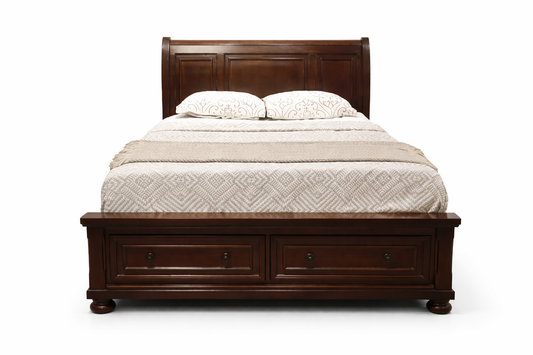 B697-74W1/77W1/98W1 - QUEEN STORAGE BED - BH