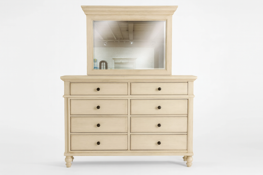 B712-31+36 - DRESSER AND MIRROR - BWDA