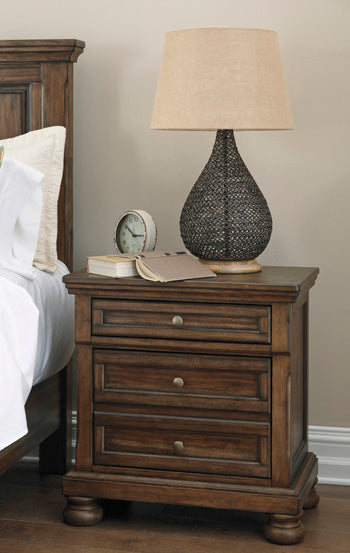 B719-92(9) - NIGHT STAND - BLR WH