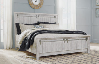 B740-56W1/58W1/97W1(5) - KING PANEL BED - BLR WH