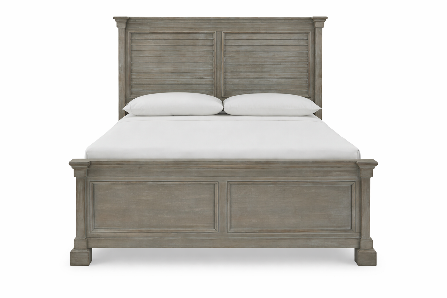 B799-56W1/58W1/97W1(5) - KING PANEL BED - BLR WH