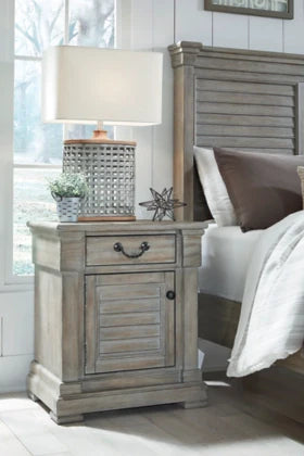 B799-91(2) - NIGHT STAND - BLR WH
