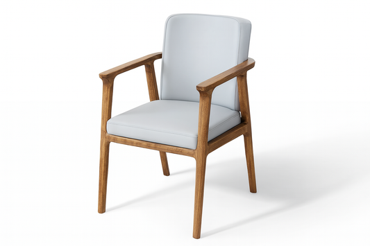 BSP-SAMPLE(1) - DINING CHAIR - BLR WH